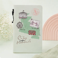 City Memories Pen Attached Diary