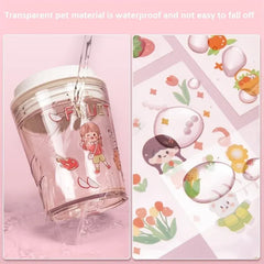 Multi shade Aesthetic Sticker Box for decor