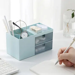 Multi-Compartment Cartoon Desk Organizer Box