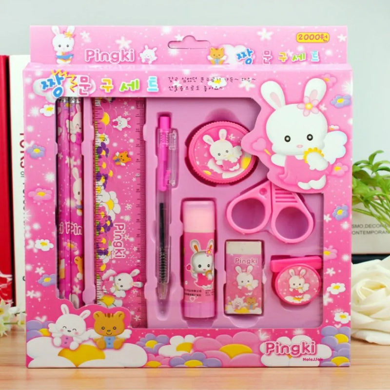Pingki Kawaii Stationery Kit Set Cute School Supplies