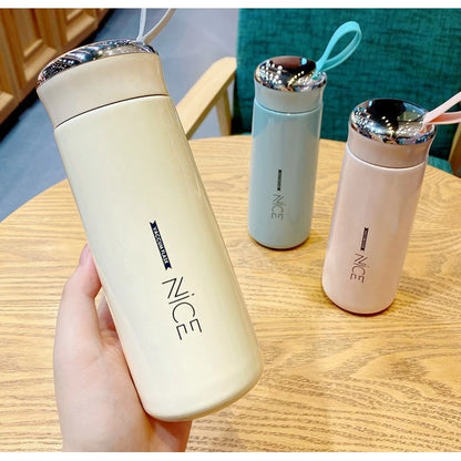 400ml ATP Glass Bottle Nice Design Insulated Tumbler Coffee Travel Mug Vacuum Insulated Glass Cup Simple Student Office