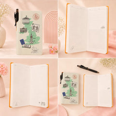 City Memories Pen Attached Diary