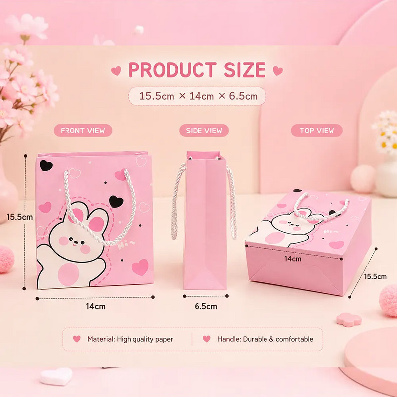 Pastel Bunny Gift Paper Bag