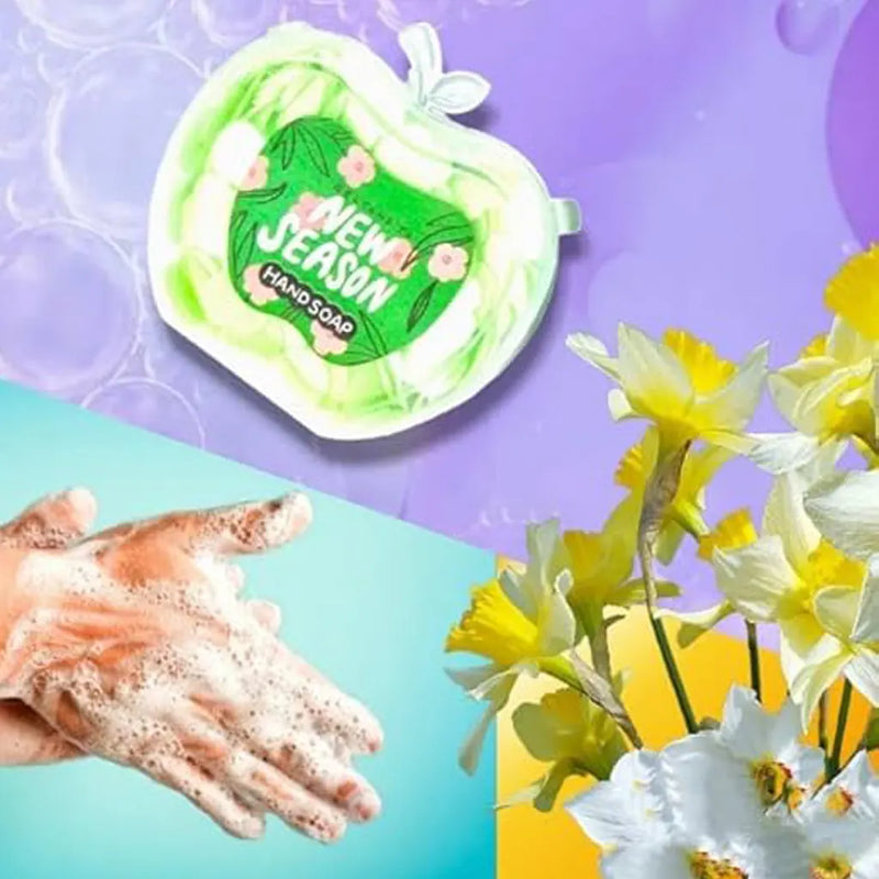 Apple Shaped Disposable Scented Mini Soap Sheets