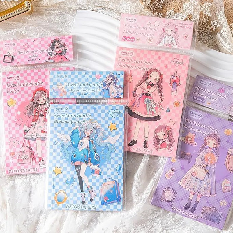 Kawaii Sweet And Playful Character Design Stickers Book