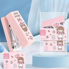 Multi-Theme Kawaii Mini Stapler with Staples – Cute Desk Accessory