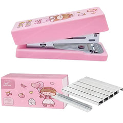 Multi-Theme Kawaii Mini Stapler with Staples – Cute Desk Accessory