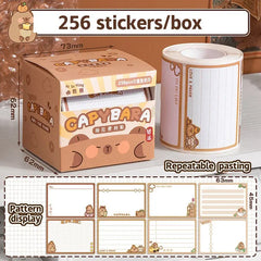 Cute Capybara & Panda Creative Pull-out Sticky Notes