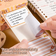 Cute Capybara & Panda Creative Pull-out Sticky Notes