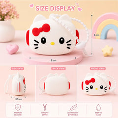Hello Kitty Mini Silicone Storage Pouch