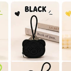 Cute Silicone Coin Pouch Keychain