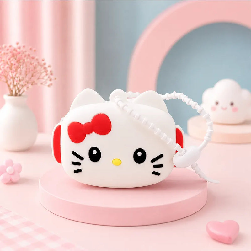 Hello Kitty Mini Silicone Storage Pouch