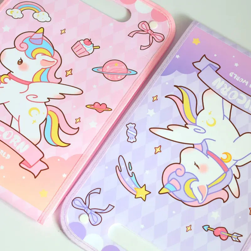 Unicorn File Folder A4 With 12 Layers