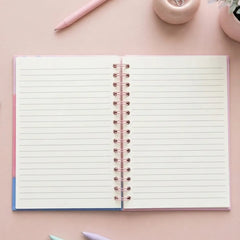 Colourful Spiral Notebook / Panner with Cute Charms