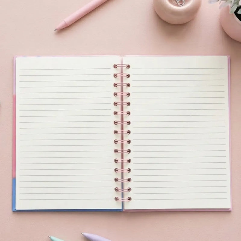 Colourful Spiral Notebook / Panner with Cute Charms