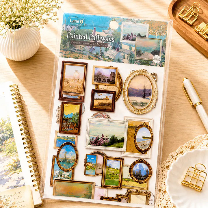 Vintage Frame Sticker Set