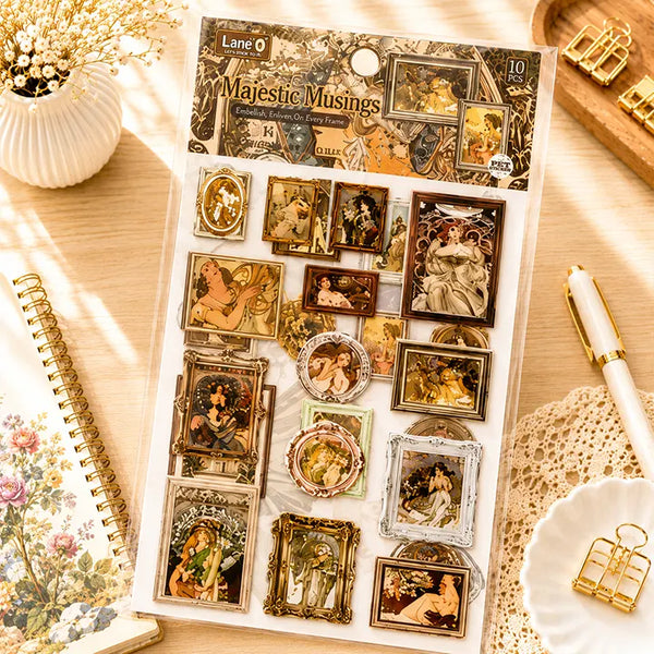 Vintage Frame Sticker Set
