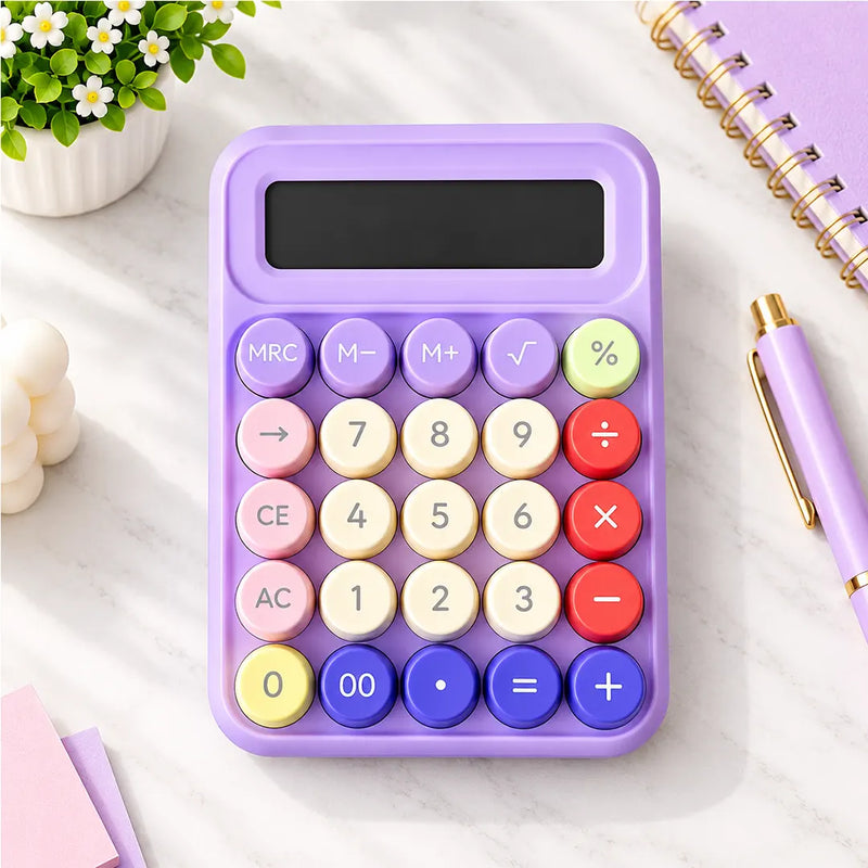Multi-Color LCD Calculator