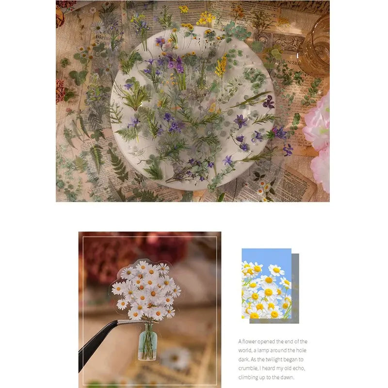 Blossom Deco Vintage Sticker Set (Pack of 6 sheets)