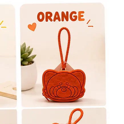 Cute Silicone Coin Pouch Keychain