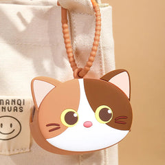 Silicone Kitten Coin Pouch with Hanging Strap
