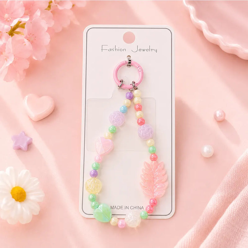 Pastel Garden Beaded Charm