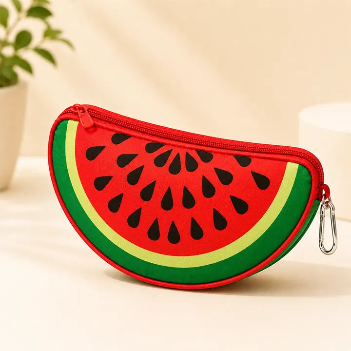Fruit Shaped Double-Zip Pouch