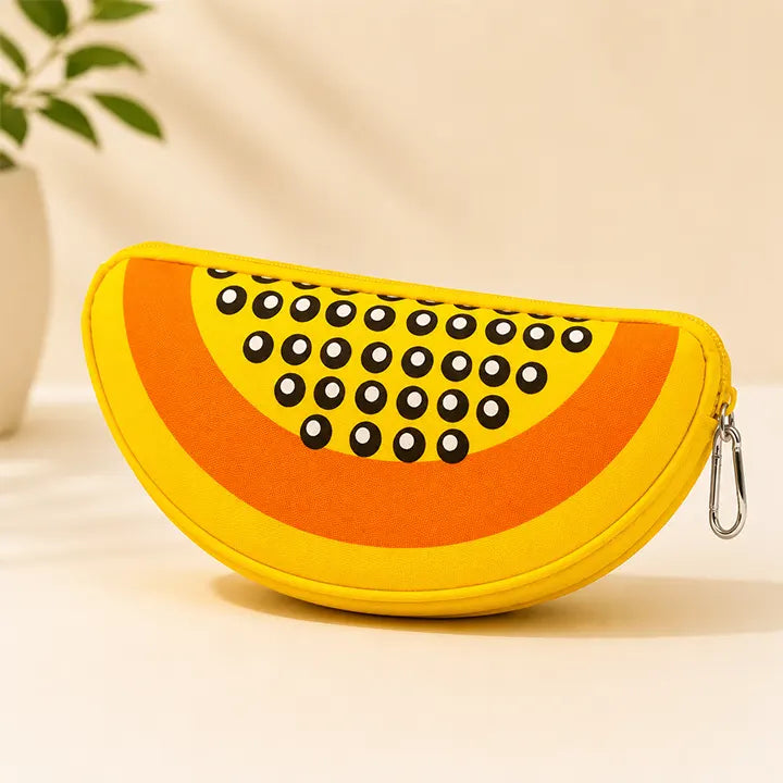 Fruit Shaped Double-Zip Pouch